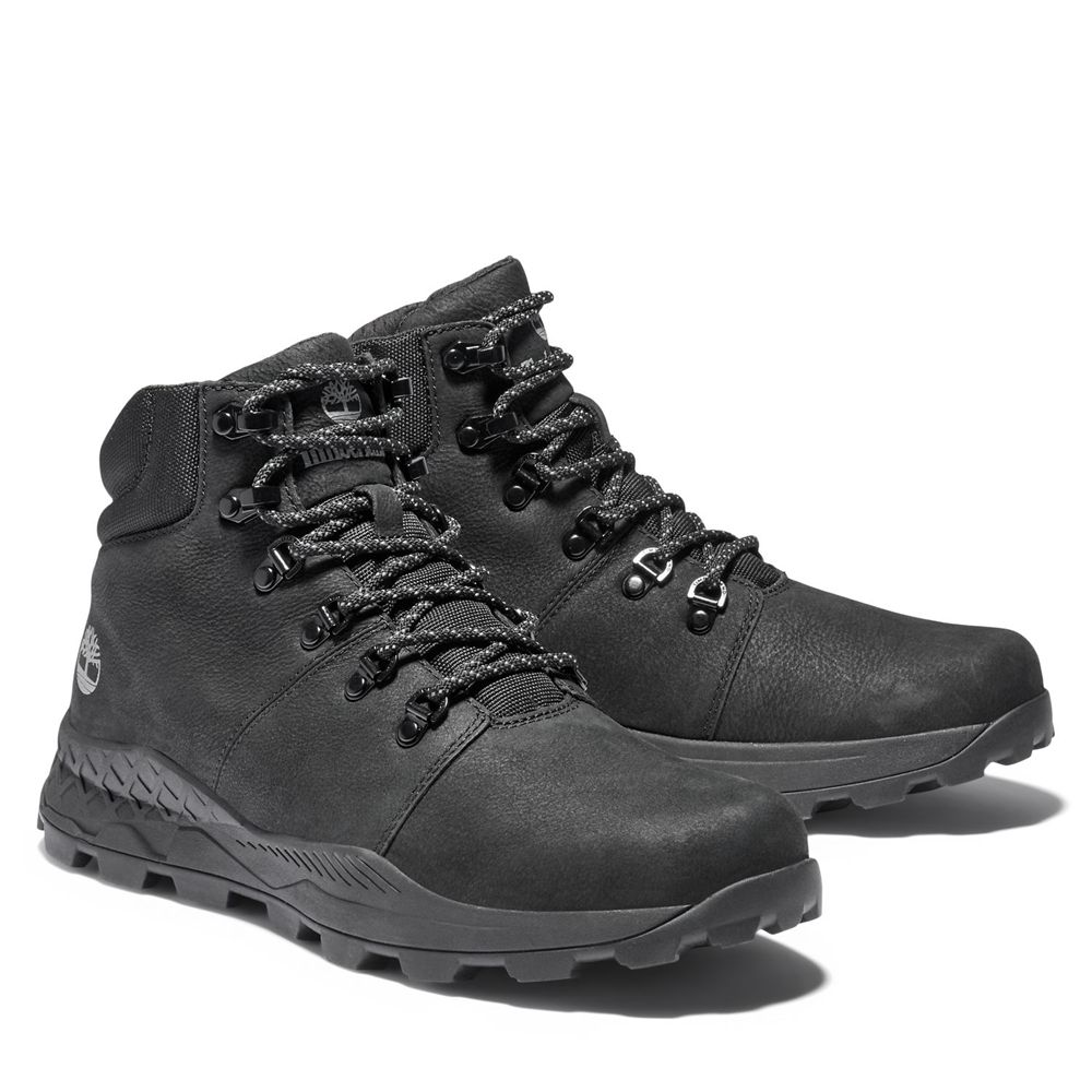 Botas Trekking Timberland Hombre Brooklyn Waterproof Bajas Negras - Chile UNS-380574